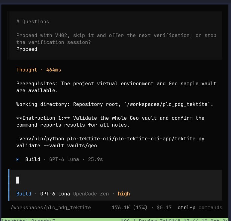 The skill gives you step-by-step instructions for conducting the verification including copy-pasteable commands.