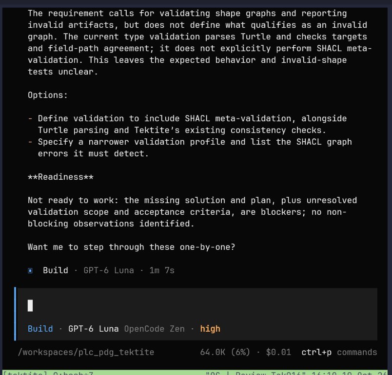 Review Ticket offering a step-by-step walkthrough of its findings